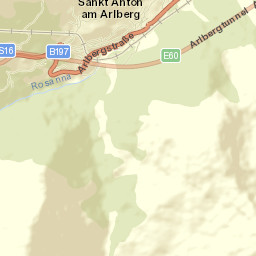 St Anton am Arlberg Street Map