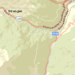 Strengen Street Map