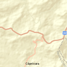 Comuna Recea Cristur Street Map