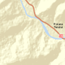 Comuna Poiana Teiului Street Map