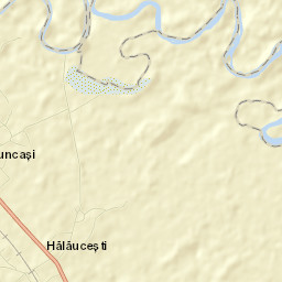Comuna Hălăuceşti Street Map