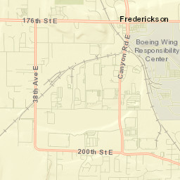 Frederickson Street Map