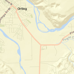 Orting Street Map