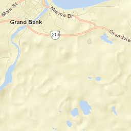Grand Bank Street Map