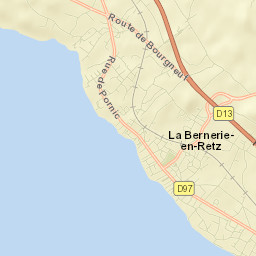 La Bernerie-en-Retz Street Map