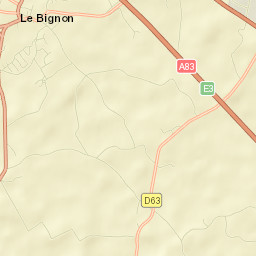 Le Bignon Street Map
