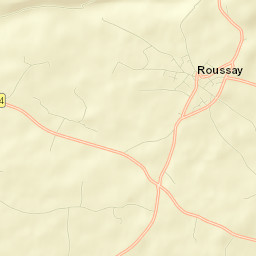 Roussay Street Map
