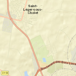Saint-Léger-sous-Cholet Street Map