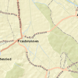 Fraubrunnen Street Map