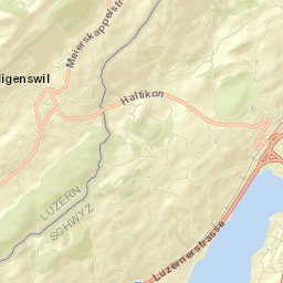 Udligenswil Street Map