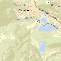 Vandans Street Map