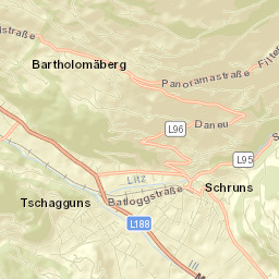 Bartholomäberg Street Map