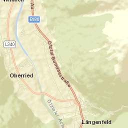Längenfeld Street Map