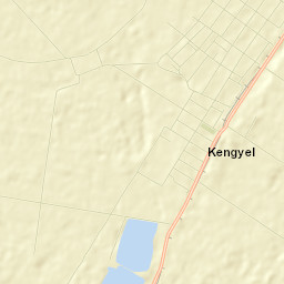Kengyel Street Map