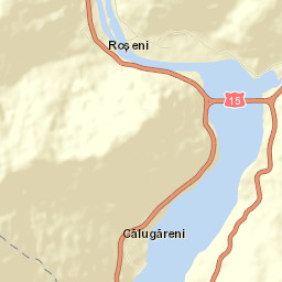 Poiana Teiului Street Map