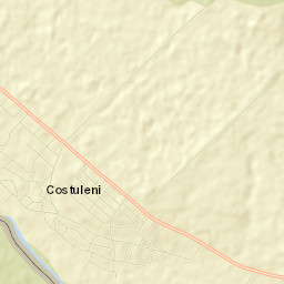 Comuna Prisăcani Street Map