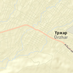 Urzhar Street Map