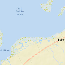Baie Ste. Anne Street Map