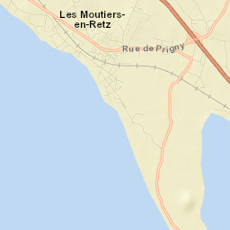 Les Moutiers-en-Retz Street Map