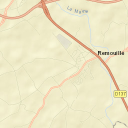 Remouillé Street Map