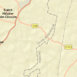 Saint-Hilaire-de-Clisson Street Map