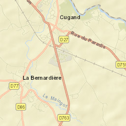 La Bernardière Street Map