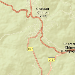 Château-Chinon(Ville) Street Map