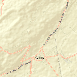 Gilley Street Map