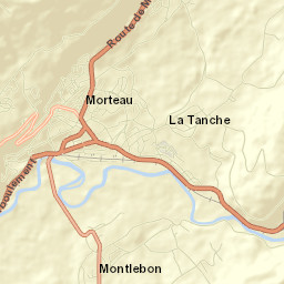 Morteau Street Map