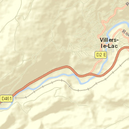 Villers-le-Lac Street Map
