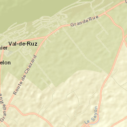 Chézard-Saint-Martin Street Map