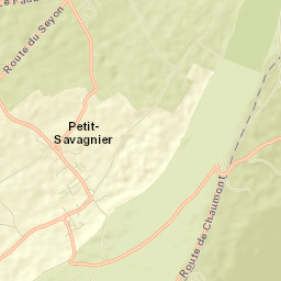 Grand-Savagnier Street Map