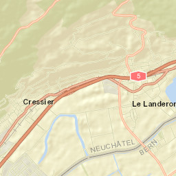 Le Landeron Street Map