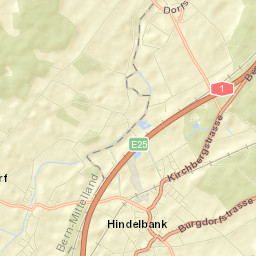 Hindelbank Street Map