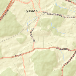 Lyssach Street Map