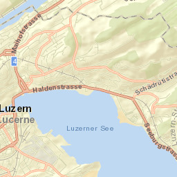 Lucerne-Stadt District Street Map