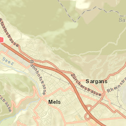 Wahlkreis Sarganserland Street Map