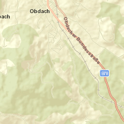 Obdach Street Map