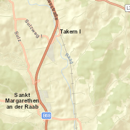 Hofstätten an der Raab Street Map