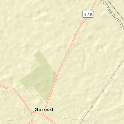 Sárosd Street Map