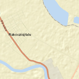 Rákócziújfalu Street Map
