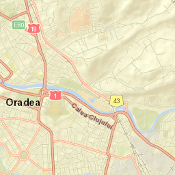 Municipiul Oradea Street Map