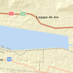 Lugaşu de Jos Street Map
