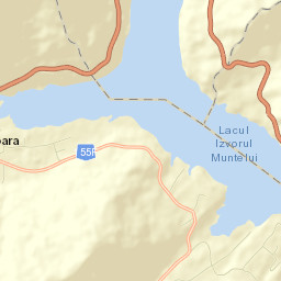 Comuna Ceahlău Street Map