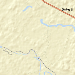 Comuna Boteşti Street Map