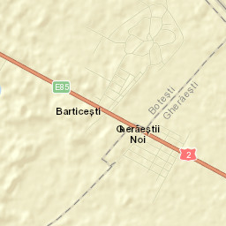 Barticești Street Map