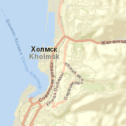 Kholmsk Street Map