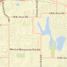 3739-3799 Wiggins Road Southeast, Olympia Street Map