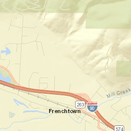 Frenchtown Street Map