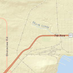 Two Harbors Street Map